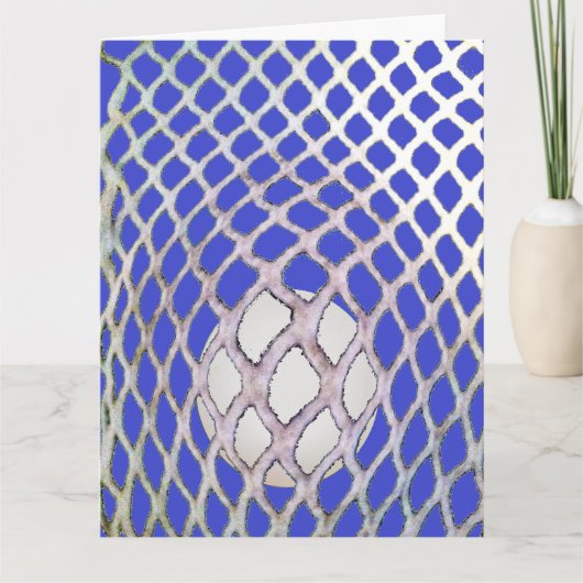 Lacrosse Birthday Karte (Vorderseite)