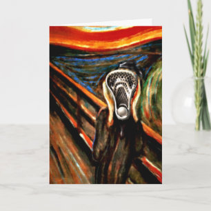 Lacrosse Birthday Karte