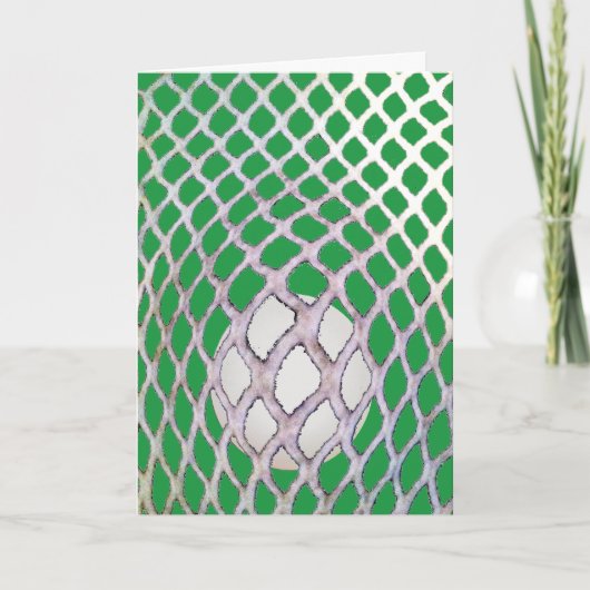 Lacrosse Birthday Karte (Vorderseite)