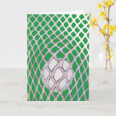 Lacrosse Birthday Karte (Gelbe Blume)