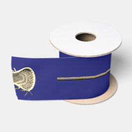 Lacrosse Blue Satin Ribbon Satinband