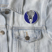 Lacrosse Blue Team Gifts Button (Beispiel)
