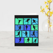 Lacrosse Boys Kinder Jugend 1 Karte (Gelbe Blume)