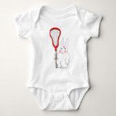 Lacrosse Bunny Baby Strampler (Vorderseite)