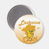 Lacrosse Chick #10 Magnet (Vorderseite/Rückseite)