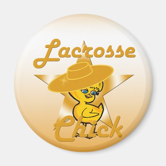 Lacrosse Chick #10 Magnet (Vorne)