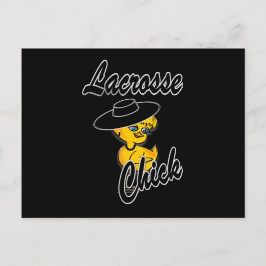 Lacrosse Chick #4 Postkarte (Vorderseite)