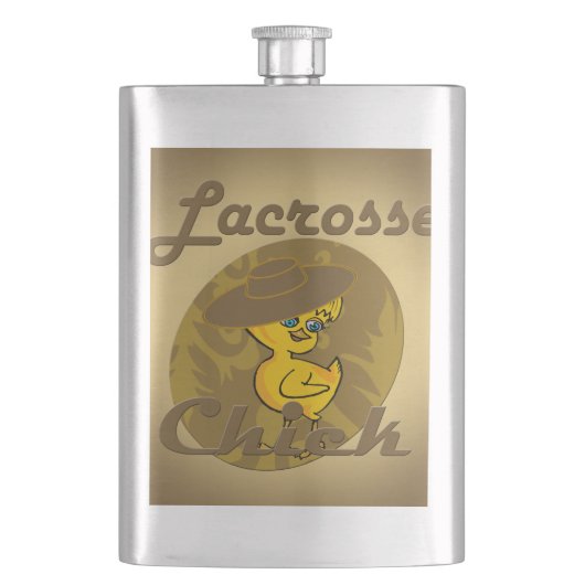 Lacrosse Chick #6 Flachmann (Vorderseite)