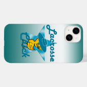Lacrosse Chick #7 Case-Mate iPhone Hülle (Rückseite (Horizontal))
