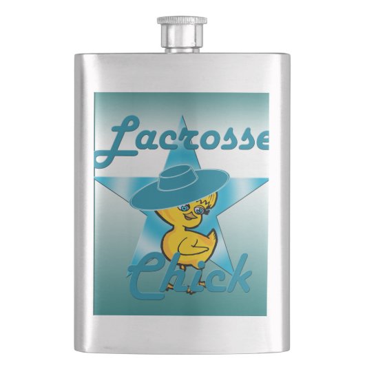 Lacrosse Chick #7 Flachmann (Vorderseite)