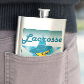 Lacrosse Chick #7 Flachmann (Beispiel)