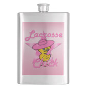 Lacrosse Chick #8 Flachmann (Vorderseite)