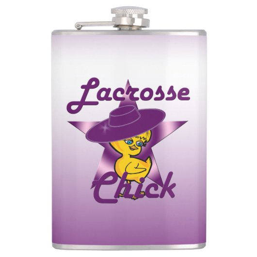 Lacrosse Chick Flachmann (Vorderseite)