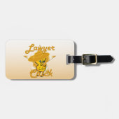 Lacrosse Chick Gepäckanhänger (Vorderseite horizontal)