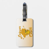 Lacrosse Chick Gepäckanhänger (Rückseite vertikal)