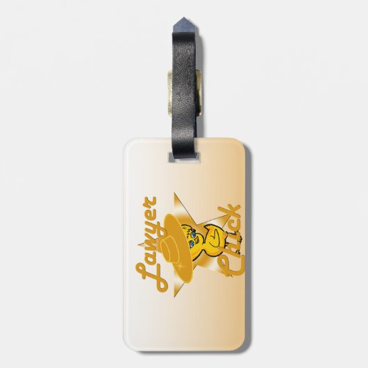 Lacrosse Chick Gepäckanhänger (Rückseite vertikal)