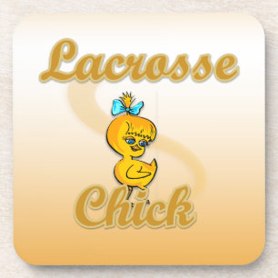 Lacrosse Chick Getränkeuntersetzer