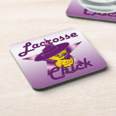 Lacrosse Chick Getränkeuntersetzer (Linke Seite)