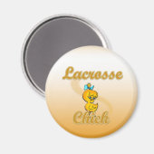 Lacrosse Chick Magnet (Vorderseite/Rückseite)