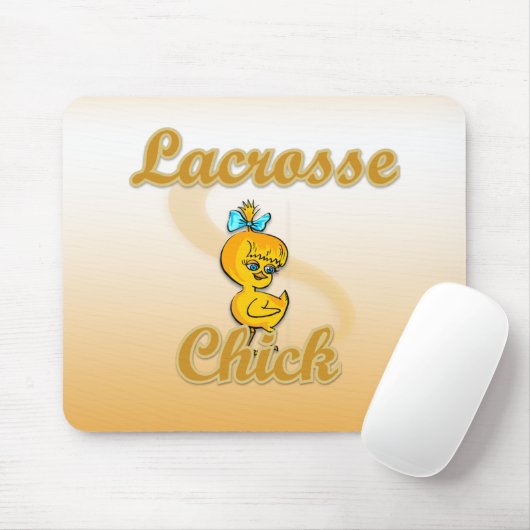 Lacrosse Chick Mousepad (Mit Mouse)