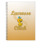 Lacrosse Chick Notizblock (Vorderseite)