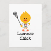 Lacrosse Chick Postcard Postkarte (Vorderseite)