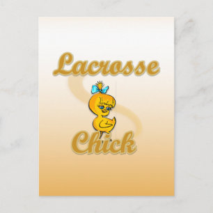 Lacrosse Chick Postkarte