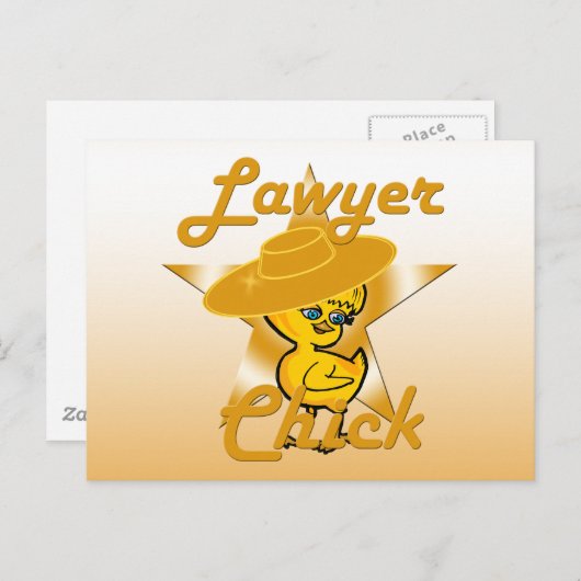 Lacrosse Chick Postkarte (Vorne/Hinten)