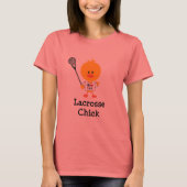 Lacrosse Chick Ringer T - Shirt (Vorderseite)