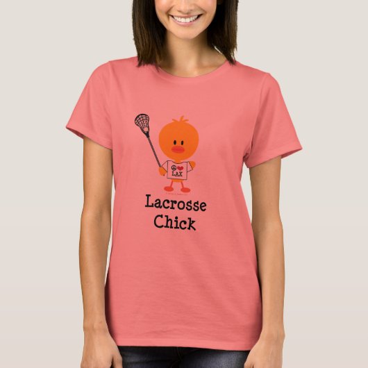 Lacrosse Chick Ringer T - Shirt (Vorderseite)