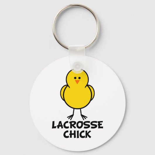 Lacrosse Chick Schlüsselanhänger (Vorderseite)