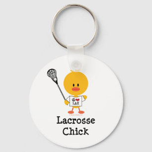 Lacrosse Chick Schlüsselanhänger