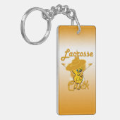 Lacrosse Chick Schlüsselanhänger (Vorderseite links)