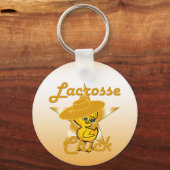 Lacrosse Chick Schlüsselanhänger (Vorderseite)