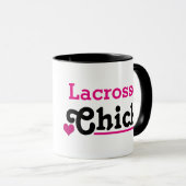 Lacrosse Chick Tasse (VorderseiteRechts)