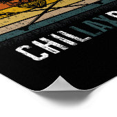 Lacrosse Chillax Bro Vintag Poster (Ecke)