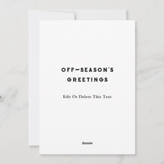 Lacrosse Christmas Cards Feiertagskarte (Rückseite)