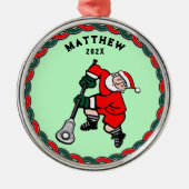 Lacrosse Christmas Collectible 2025 Ornament Aus Metall (Vorne)