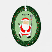 Lacrosse Christmas Collectible 2025 Ornament Aus Metall (Vorderseite links)