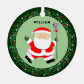 Lacrosse Christmas Collectible 2025 Ornament Aus Metall (Vorderseite)