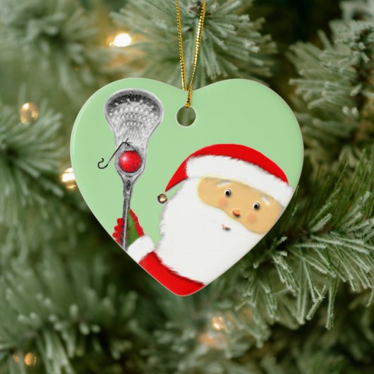 Lacrosse Christmas Collectible Keramik Ornament (Baum)