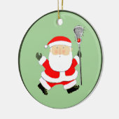 Lacrosse Christmas Collectible Keramik Ornament (Links)