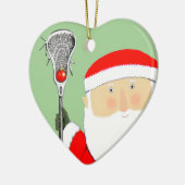 Lacrosse Christmas Collectible Keramik Ornament (Links)