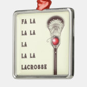 Lacrosse Christmas Collectible Ornament Aus Metall (Links)