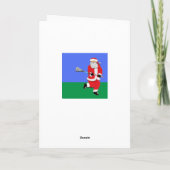 Lacrosse Christmas Feiertagskarte (Rückseite)