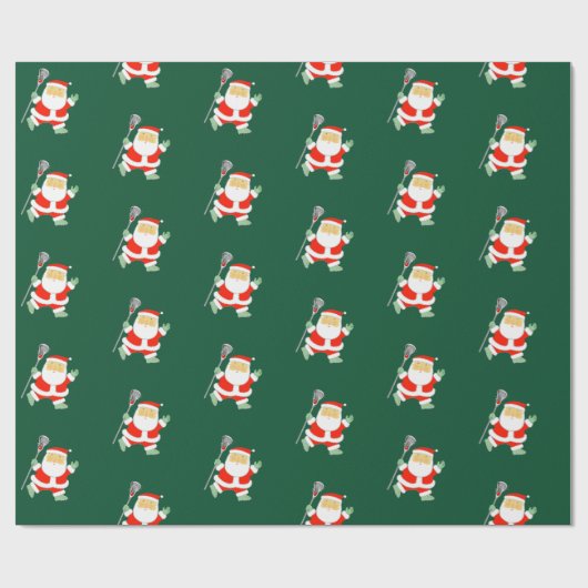 Lacrosse Christmas Geschenkpapier (Flach)