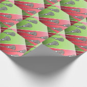 Lacrosse Christmas Geschenkpapier (Ecke)