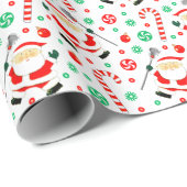 Lacrosse Christmas Geschenkpapier (Rolleneckpunkt)