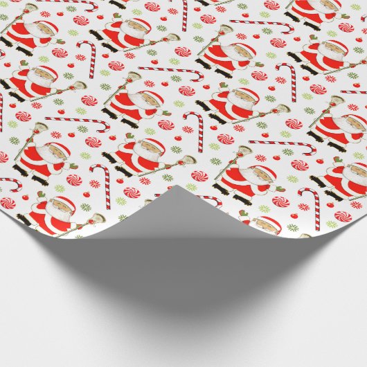 Lacrosse Christmas Geschenkpapier (Ecke)