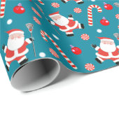 Lacrosse Christmas Geschenkpapier (Rolleneckpunkt)